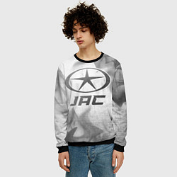 Свитшот мужской JAC - white gradient, цвет: 3D-черный — фото 2