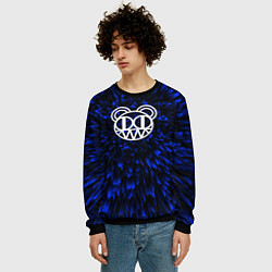 Свитшот мужской Radiohead blue energy, цвет: 3D-черный — фото 2