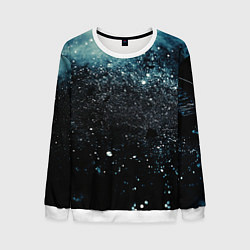 Мужской свитшот Черно-синий текстурный фон