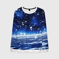 Мужской свитшот Космический синий абстрактный фон - текстура