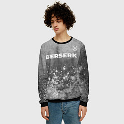 Свитшот мужской Berserk - grey gradient посередине, цвет: 3D-черный — фото 2