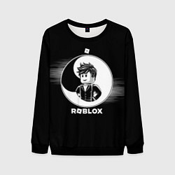 Свитшот мужской Роблокс лего, цвет: 3D-черный