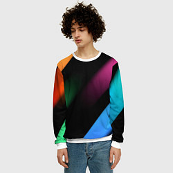 Свитшот мужской Multicoloured, цвет: 3D-белый — фото 2