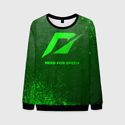 Мужской свитшот Need for Speed - green gradient
