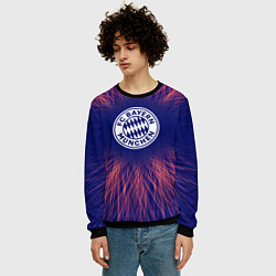 Свитшот мужской Bayern red energy, цвет: 3D-черный — фото 2