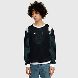 Свитшот мужской Волчица, цвет: 3D-белый — фото 2