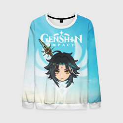 Мужской свитшот Genshin Impact - персонаж Сяо