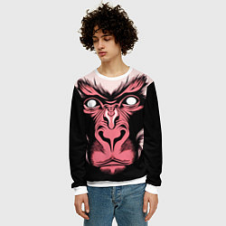 Свитшот мужской Monkey wisdom, цвет: 3D-белый — фото 2