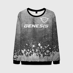 Свитшот мужской Genesis - grey gradient посередине, цвет: 3D-черный