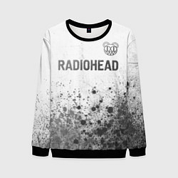 Мужской свитшот Radiohead - white gradient посередине