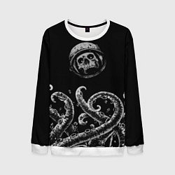 Свитшот мужской Космические щупальца, цвет: 3D-белый