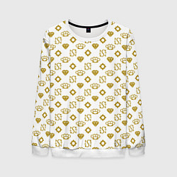 Свитшот мужской Узор как у девушки из Gta 6, цвет: 3D-белый