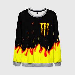 Мужской свитшот Monster energy fire steel