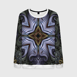 Свитшот мужской Абстракция дня, цвет: 3D-белый