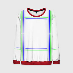 Мужской свитшот Neon white green light blue