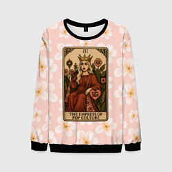 Свитшот мужской Леди Гага в виде карты Таро, цвет: 3D-черный