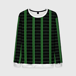 Свитшот мужской Color black cage, цвет: 3D-белый