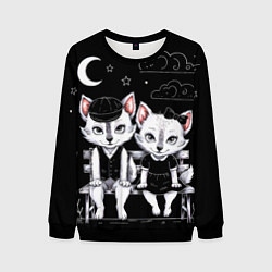 Свитшот мужской Чёткие волчата, цвет: 3D-черный