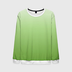 Мужской свитшот Градиент нежно-зеленый