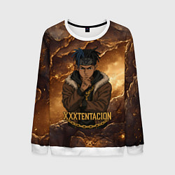 Свитшот мужской XXXTentacion anime style, цвет: 3D-белый
