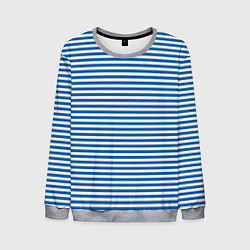 Свитшот мужской Тельняшка десантника с полосами, цвет: 3D-меланж