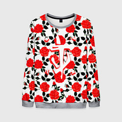 Свитшот мужской Doom розы, цвет: 3D-меланж