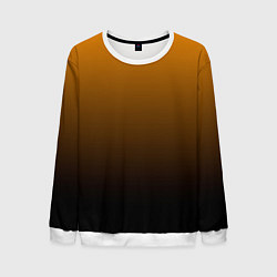 Свитшот мужской Orange gradient, цвет: 3D-белый