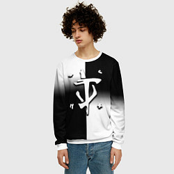 Свитшот мужской Doom black geometry, цвет: 3D-белый — фото 2