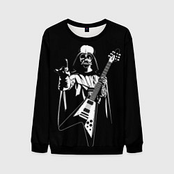 Свитшот мужской Дарт Вейдер рокер, цвет: 3D-черный