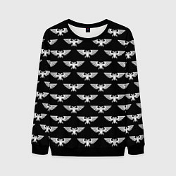Свитшот мужской Империум человечества паттерн, цвет: 3D-черный
