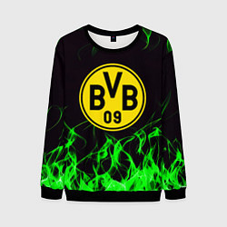 Мужской свитшот Borussia зелёный огонь