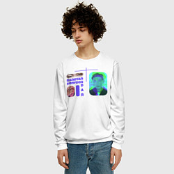 Свитшот мужской RM - BTS, цвет: 3D-белый — фото 2