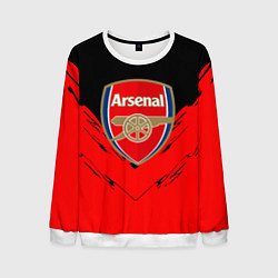 Свитшот мужской Arsenal текстура краски, цвет: 3D-белый