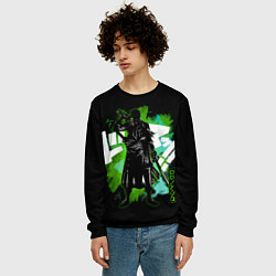 Свитшот мужской One Piece силуэт Ророноа Зоро, цвет: 3D-черный — фото 2