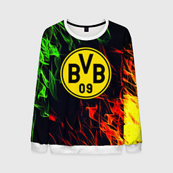 Свитшот мужской Borussia flame toxic, цвет: 3D-белый
