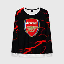 Мужской свитшот Arsenal красные молнии