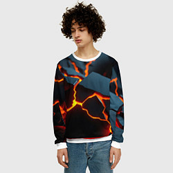 Свитшот мужской Caroline, цвет: 3D-белый — фото 2