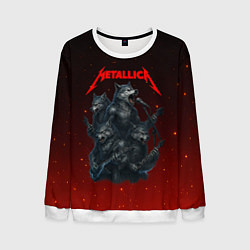 Мужской свитшот Metallica в виде волков