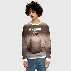 Свитшот мужской Мишок, цвет: 3D-белый — фото 2