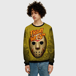 Свитшот мужской Джейсон Вурхиз, цвет: 3D-черный — фото 2