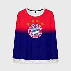 Свитшот мужской Бавария Мюнхен градиент, цвет: 3D-белый