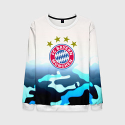 Свитшот мужской Бавария Мюнхен камуфляж, цвет: 3D-белый