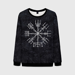Мужской свитшот Мистический компас рун вегвизир