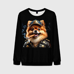 Свитшот мужской Гламурный чау-чау, цвет: 3D-черный