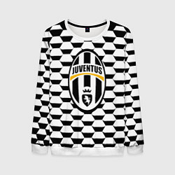 Свитшот мужской Juventus геометрия черно белая, цвет: 3D-белый