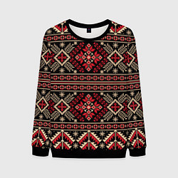 Мужской свитшот Этнический славянский орнамент