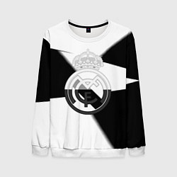 Свитшот мужской Реал Мадрид геометрия полосы, цвет: 3D-белый