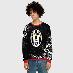 Свитшот мужской Ювентус черепа краски, цвет: 3D-красный — фото 2