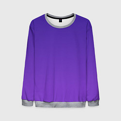 Свитшот мужской The color is purple, цвет: 3D-меланж