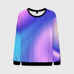 Свитшот мужской Color multicolored gradient, цвет: 3D-черный